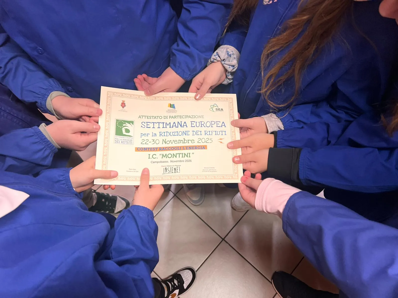 Scuola, ambiente e comunità: SEA e Comune di Campobasso ripartono dai più giovani